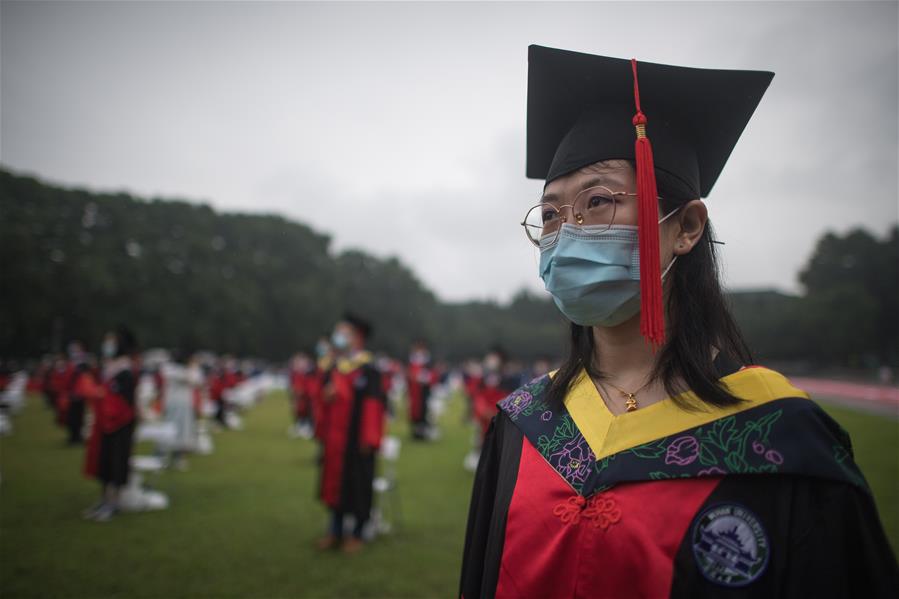 CHINA-HUBEI-WUHAN-WUHAN UNIVERSITY-COMMENCEMENT CEREMONY (CN)