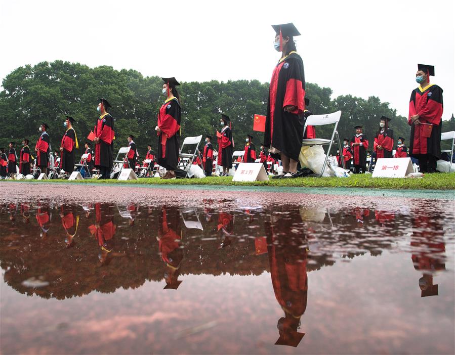 CHINA-HUBEI-WUHAN-WUHAN UNIVERSITY-COMMENCEMENT CEREMONY (CN)