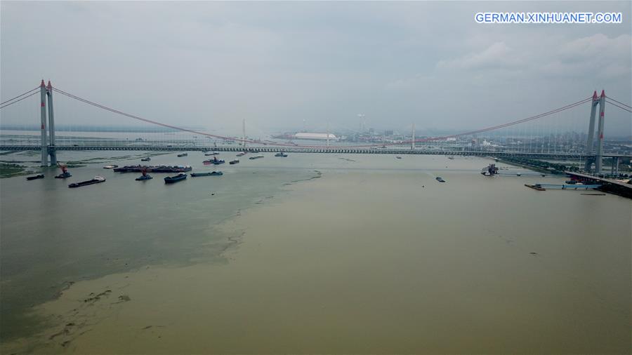 CHINA-HUNAN-DONGTING LAKE-HIGH WATER LEVEL (CN)