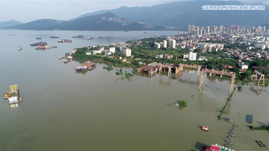 CHINA-JIANGXI-POYANG LAKE-RECORD-HIGH WATER LEVEL (CN)