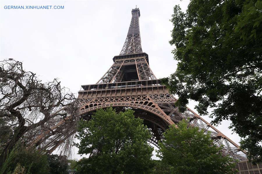 FRANCE-PARIS-EIFFEL TOWER-TOP-REOPENING