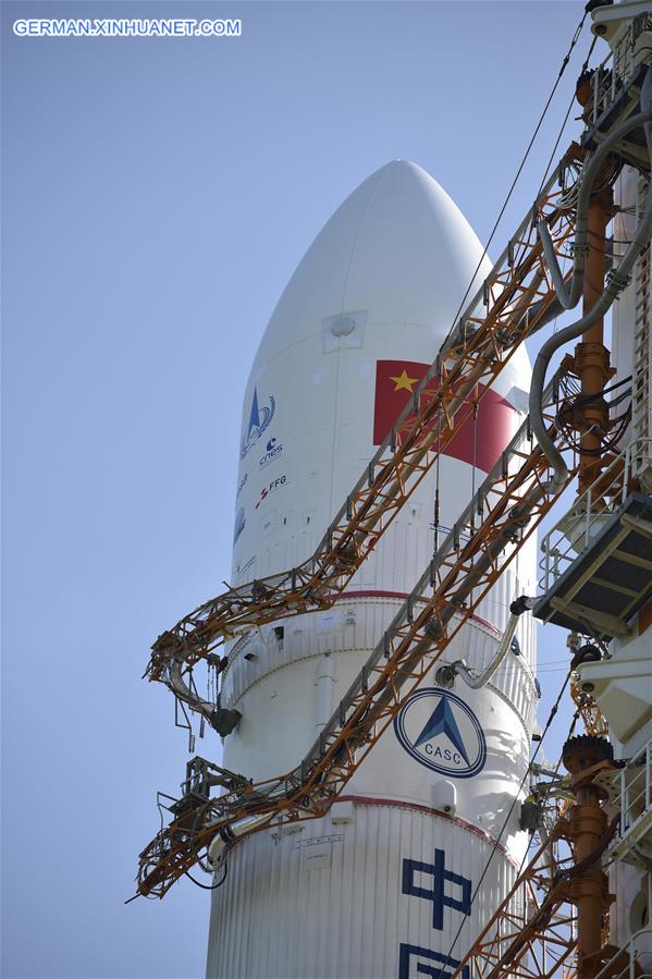 (EyesonSci)CHINA-HAINAN-LONG MARCH-5 ROCKET-LAUNCH-PREPARATION (CN)