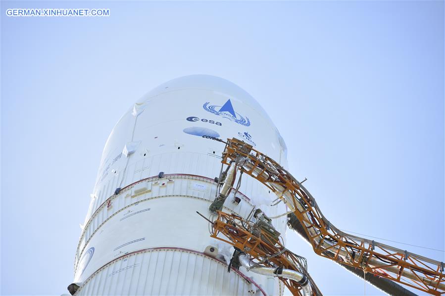 (EyesonSci)CHINA-HAINAN-LONG MARCH-5 ROCKET-LAUNCH-PREPARATION (CN)
