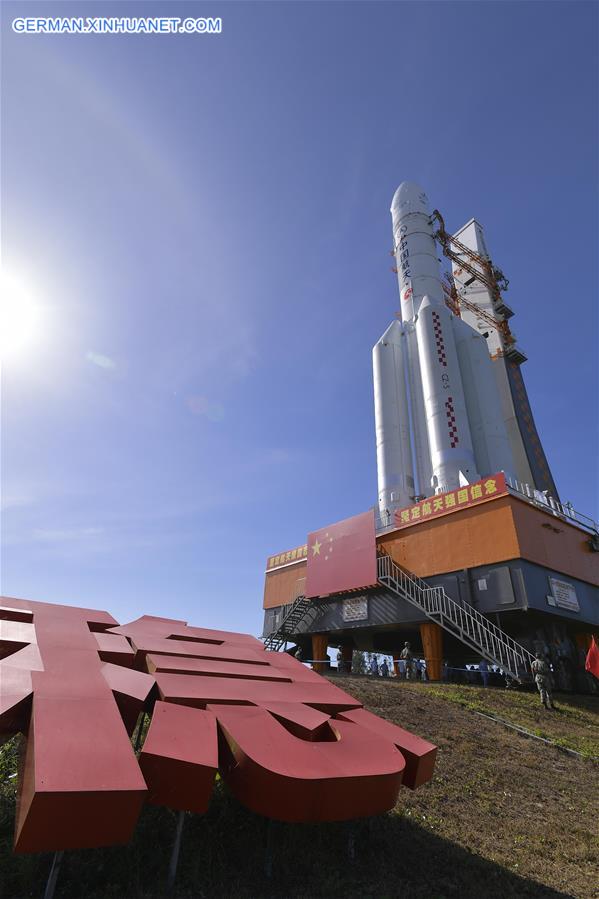 (EyesonSci)CHINA-HAINAN-LONG MARCH-5 ROCKET-LAUNCH-PREPARATION (CN)
