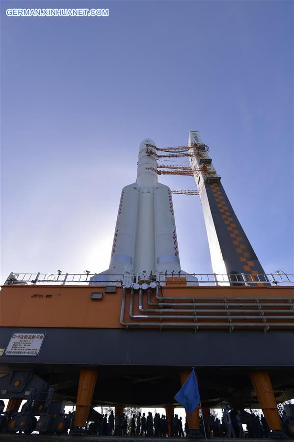 (EyesonSci)CHINA-HAINAN-LONG MARCH-5 ROCKET-LAUNCH-PREPARATION (CN)