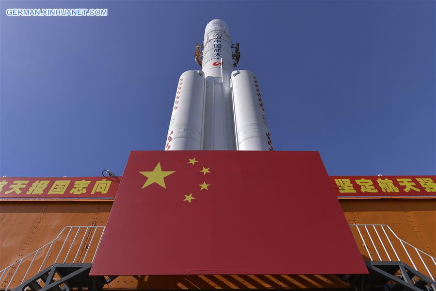 (EyesonSci)CHINA-HAINAN-LONG MARCH-5 ROCKET-LAUNCH-PREPARATION (CN)
