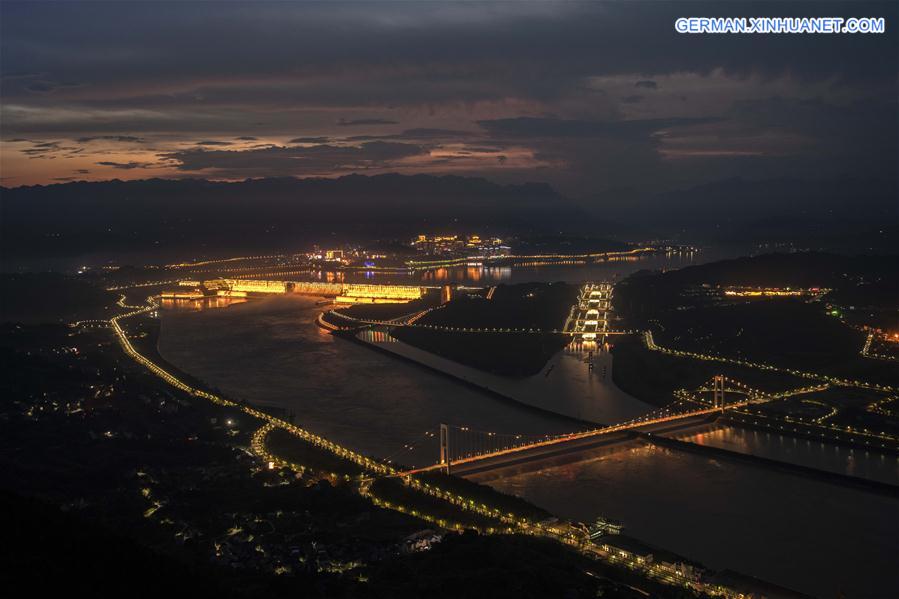 CHINA-HUBEI-THREE GORGES PROJECT-NIGHT VIEW (CN)