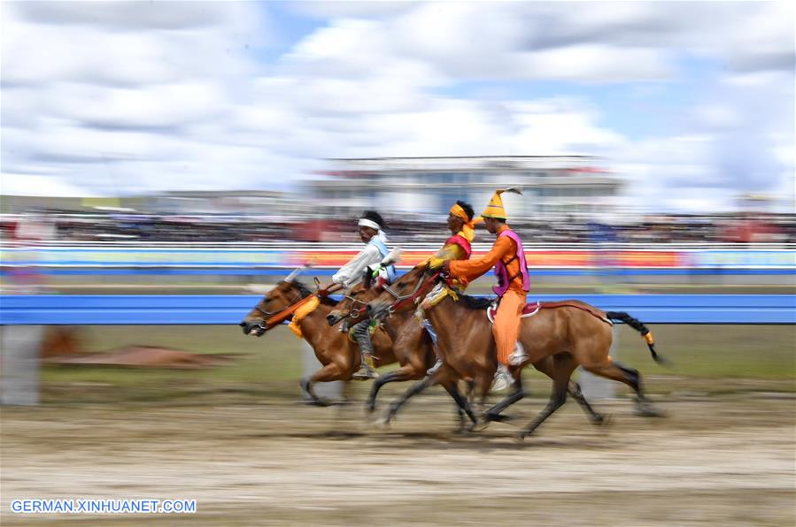 (SP)CHINA-TIBET-NAGQU-HORSE RACING FESTIVAL (CN)