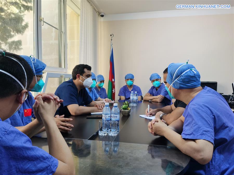 AZERBAIJAN-BAKU-COVID-19-CHINA-MEDICS-ASSISTANCE (CN)