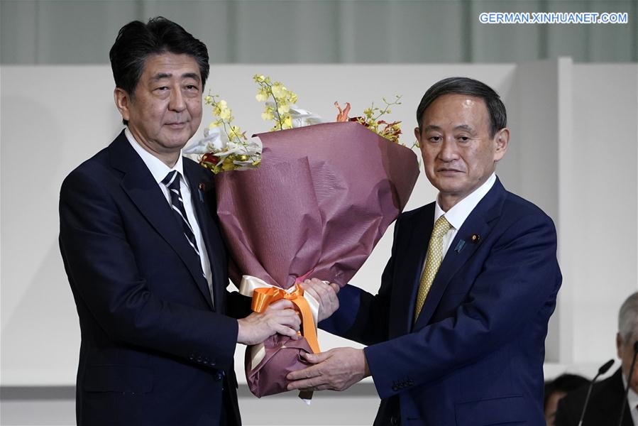 JAPAN-TOKYO-YOSHIHIDE SUGA-LDP-LEADERSHIP-ELECTION