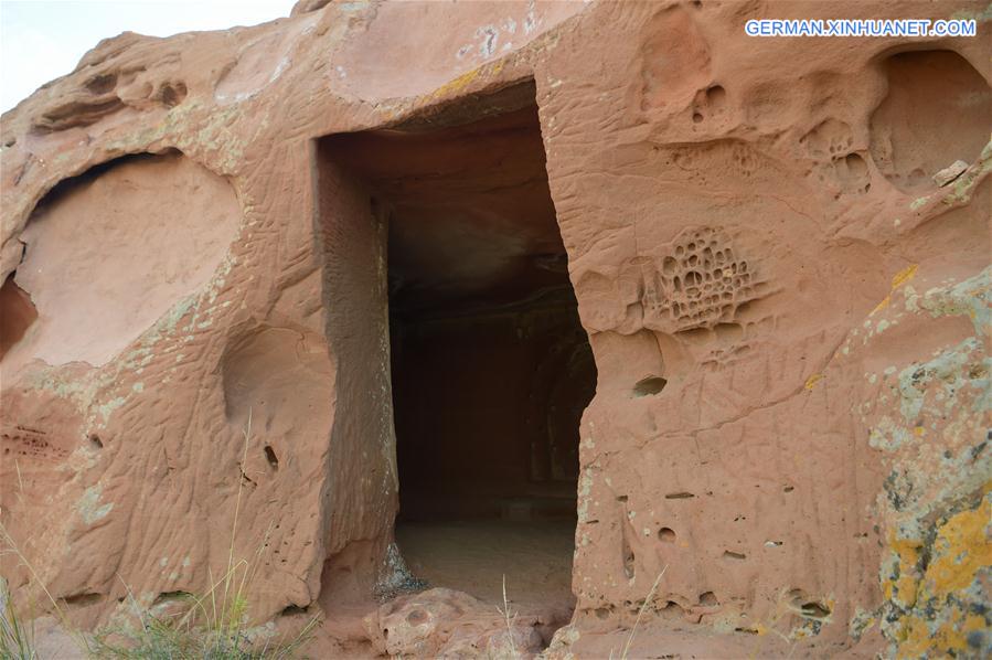 CHINA-INNER MONGOLIA-ORDOS-ARJAI GROTTOES (CN)