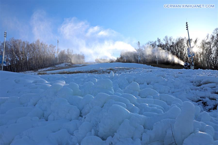 #CHINA-HEBEI-CHONGLI-ARTIFICIAL SNOWMAKING (CN)