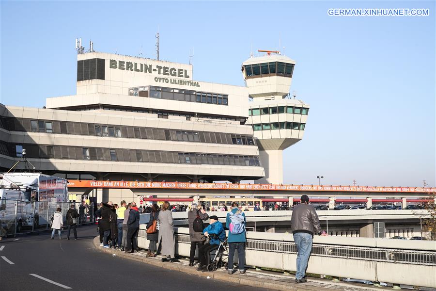 GERMANY-BERLIN-BERLIN TEGEL AIRPORT-CLOSURE