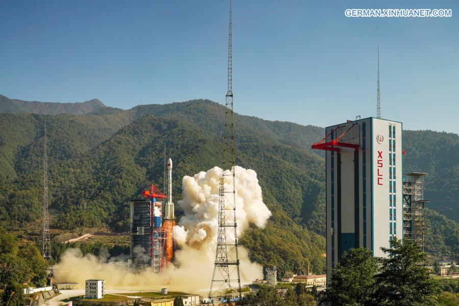 Gaofen14Satellit vom Kosmodrom Xichang in Chinas Sichuan gestartet