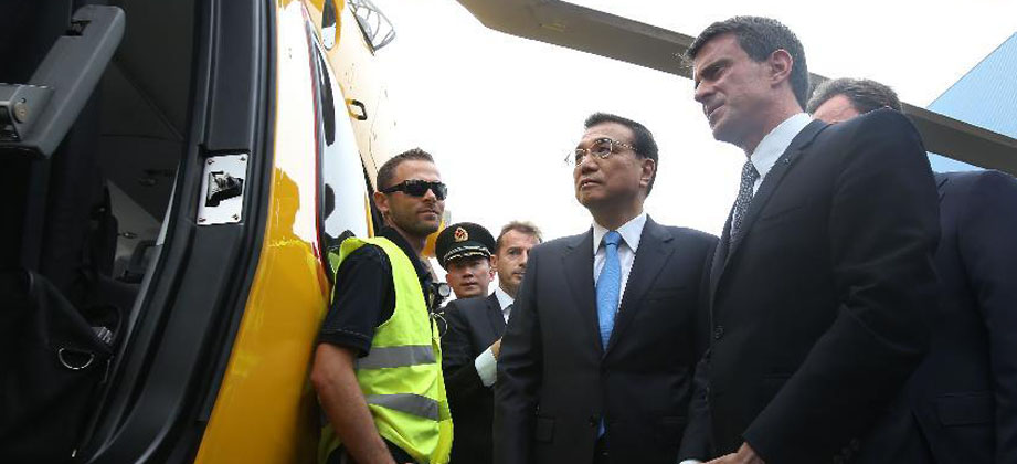 Li Keqiang besucht Airbus-Zentrale in Frankreich