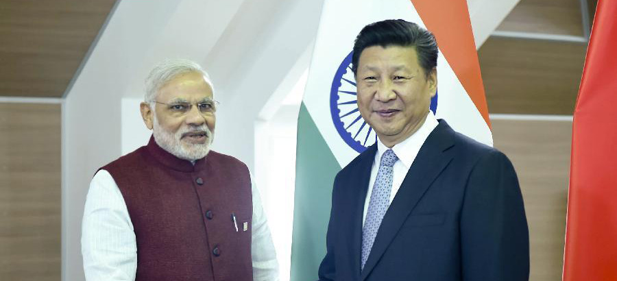 Xi Jinping trifft Modi in Ufa