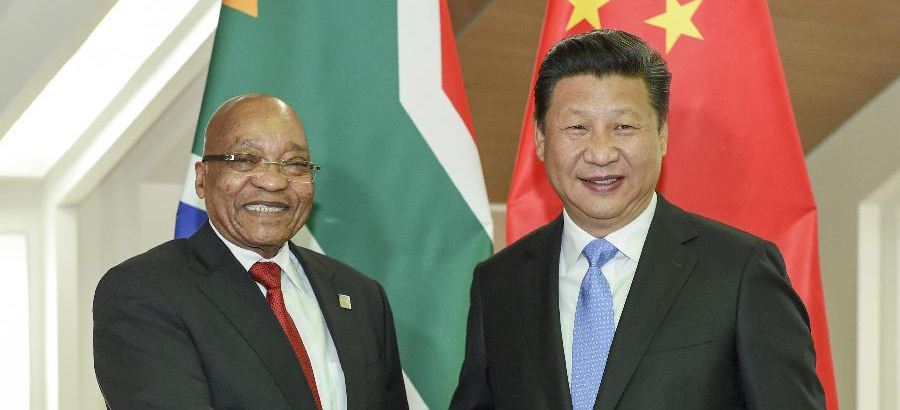 Xi Jinping trifft Zuma in Ufa