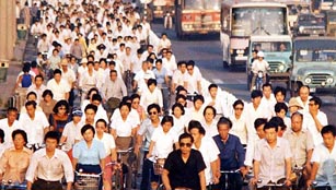 Aufnahmen der historischen Veränderungen eine Straße: Die Chang'an Avenue in der Zeit