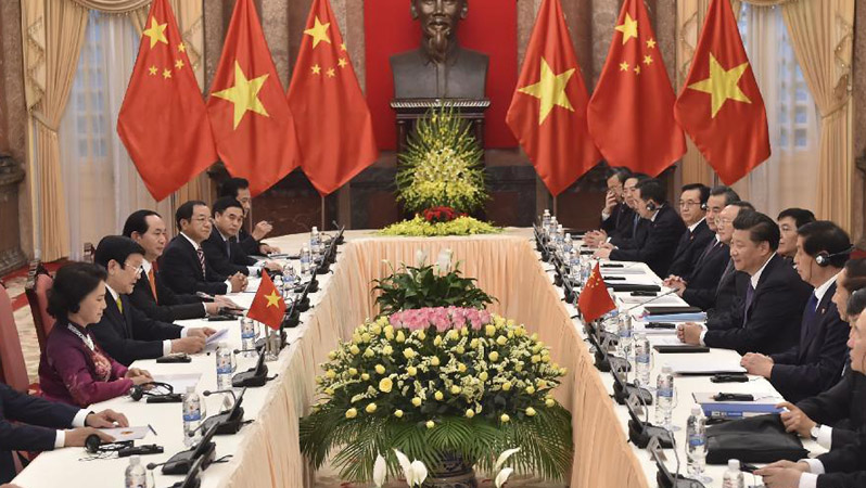 Xi Jinping führt Gespräche mit vietnamesischen Präsident