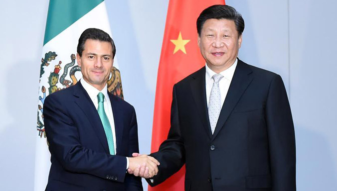 Xi Jinping trifft mexikanischen Präsidenten Nieto
