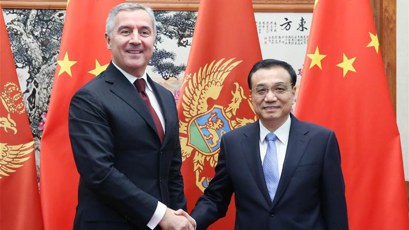 Li Keqiang trifft sich mit Montenegros Premierminister Milo Dukanovic