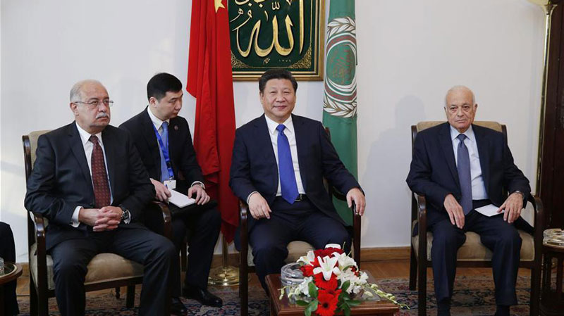 Xi Jinping trifft sich mit Generalsekretär der Arabischen Liga
