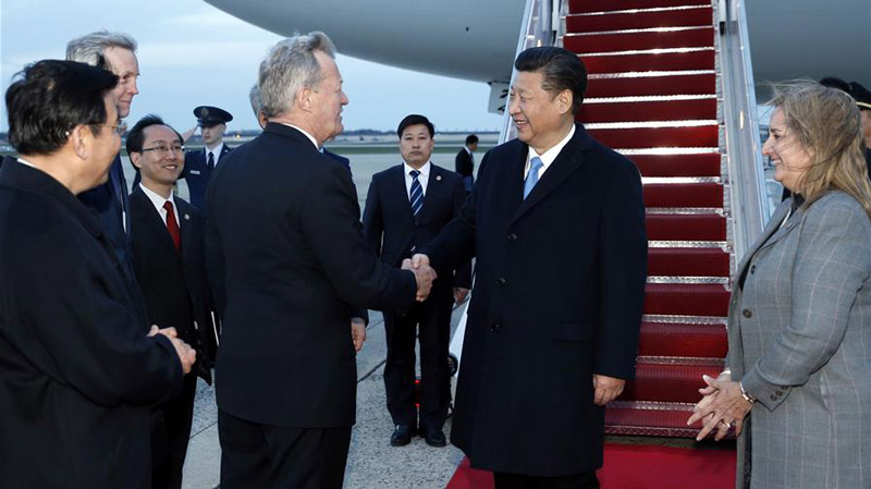 Chinesischer Staatspräsident trifft für Atomgipfel in Washington ein