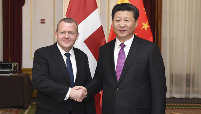 Xi Jinping trifft sich mit dänischem Premier in Washington