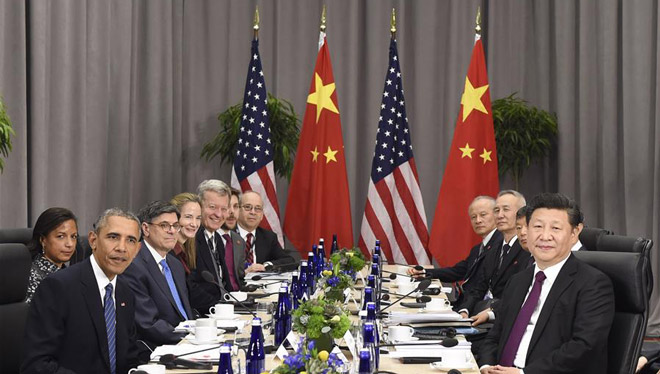 Xi Jinping trifft sich mit US-Präsident Barack Obama