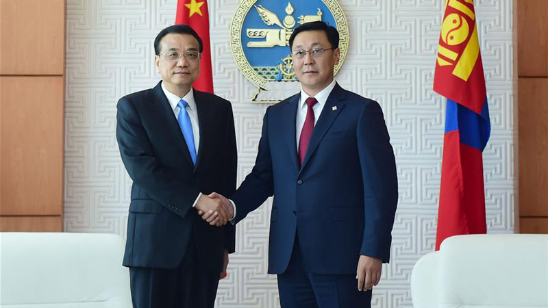 Li Keqiang führt Gespräche mit Premierminister der Mongolei