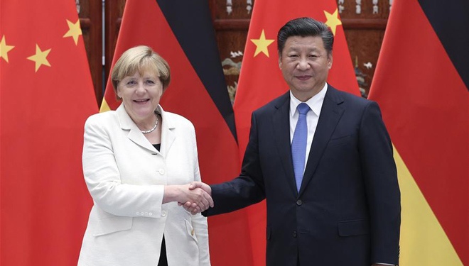 Xi Jinping trifft deutsche Bundeskanzlerin in Hangzhou