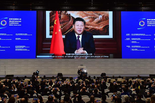Staatspräsident Xi betont internationale Kooperation in Cyberspace-Verwaltung