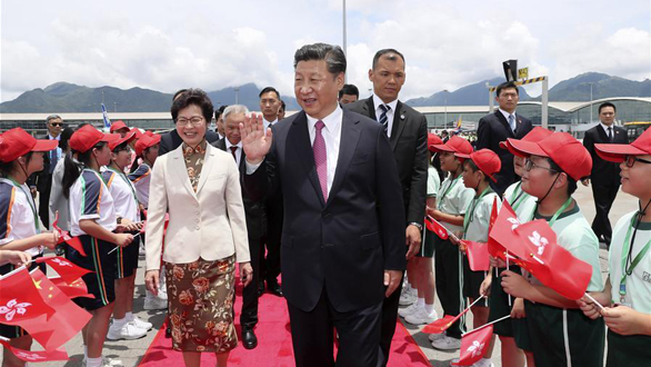 Xi Jinping beendet seinen Hongkong-Besuch