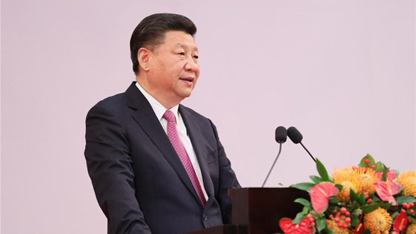 Xi Jinping wohnt Amtseinführung der fünften Regierung der Sonderverwaltungszone Hongkong bei