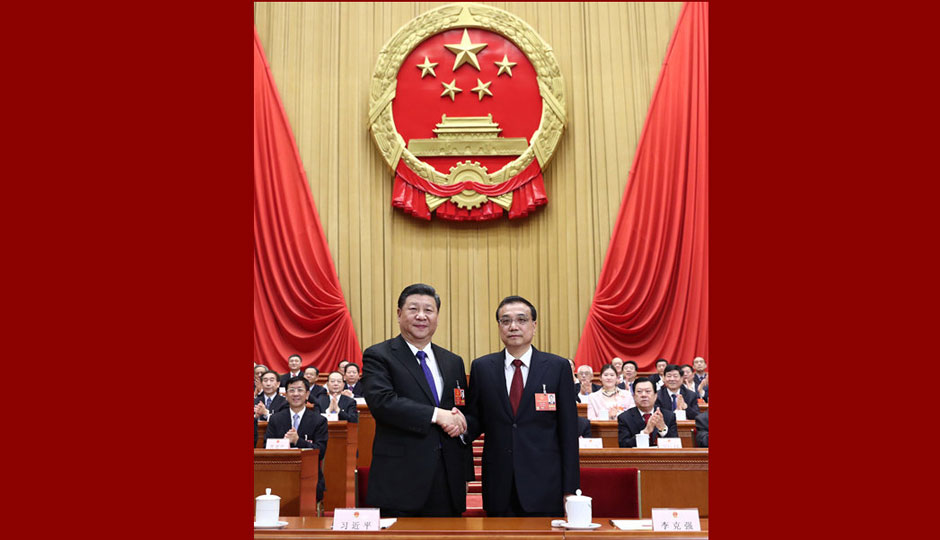 Xi unterzeichnet Präsidialdekret, um Li Keqiang als Ministerpräsident zu ernennen