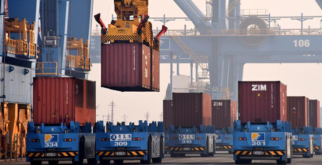 Vollautomatisches Containerterminal in Qingdao fertigt innerhalb eines Jahres nach Betrieb über 790.000 TEUs ab