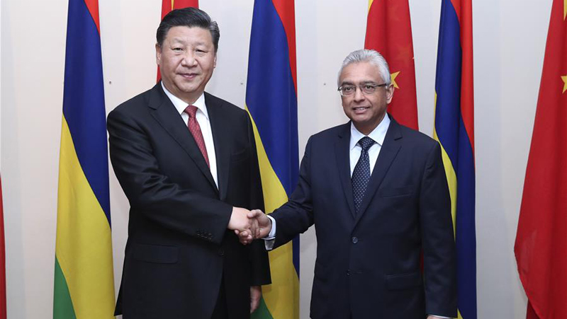 Xi Jinping trifft Premierminister von Mauritius