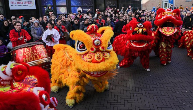 Verschiedene Aktivitäten zum chinesischen Frühlingsfest in Den Haag veranstaltet
