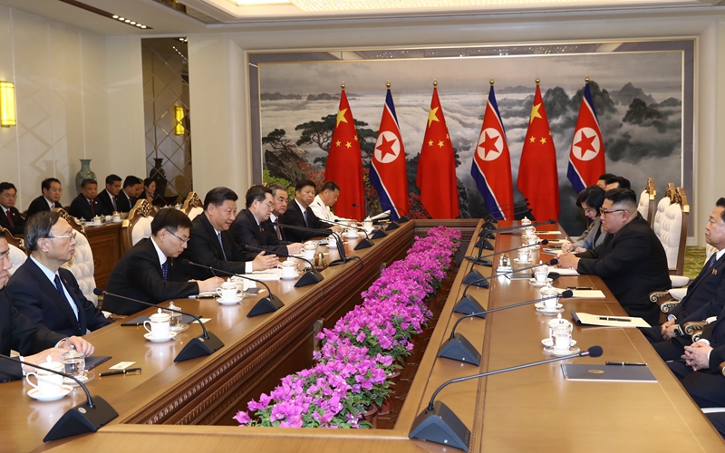 Xi, Kim vereinbaren, gemeinsam glänzende Zukunft der bilateralen Beziehungen zu schaffen