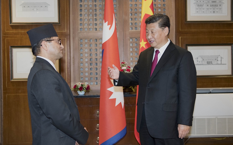 Xi trifft Vorsitzenden der Nationalversammlung von Nepal