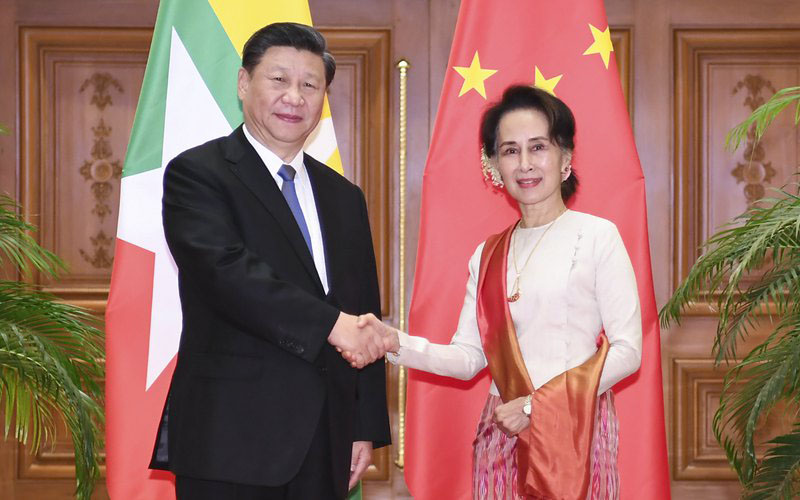 Xi führt formelle Gespräche mit myanmarischer Staatsrätin