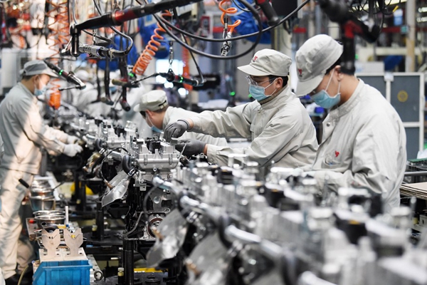 Chinas Industriegewinne steigen im laufenden Jahr um 57,3 Prozent
