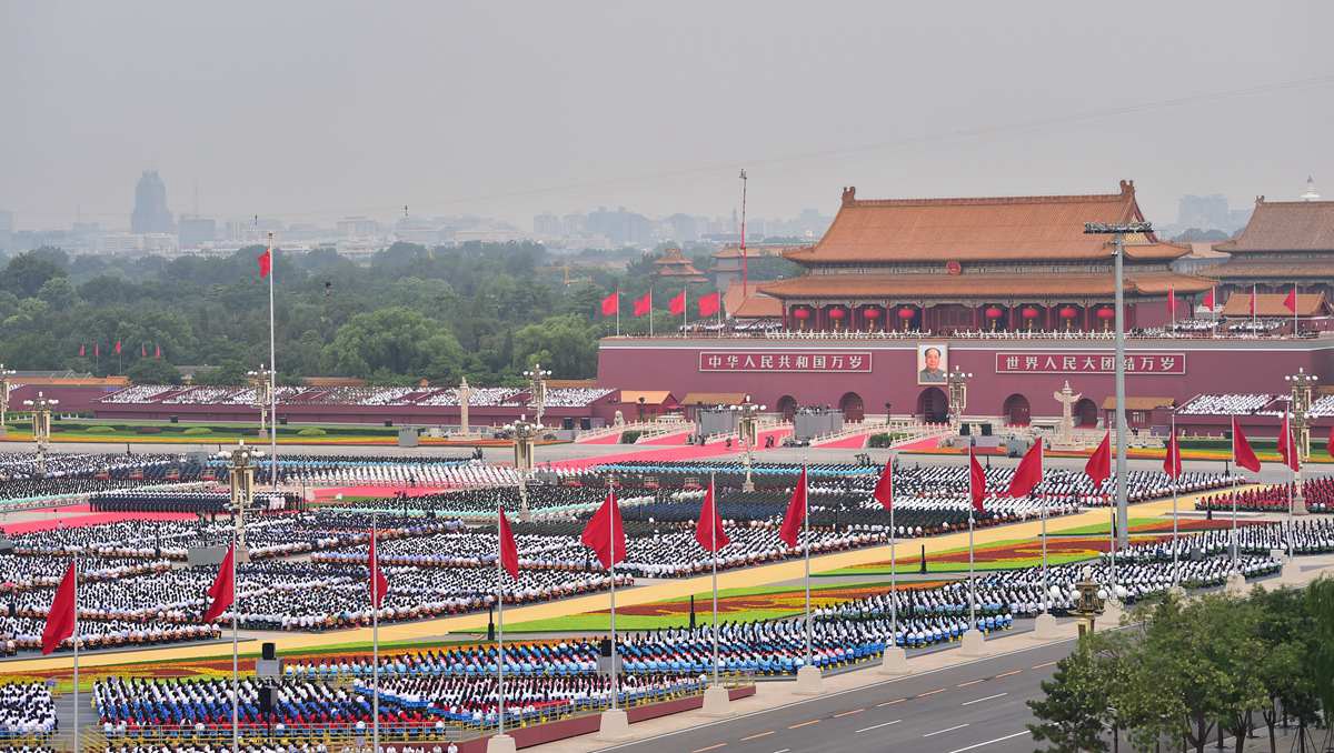 China hält Zeremonie zum 100. Jahrestag der KPCh ab