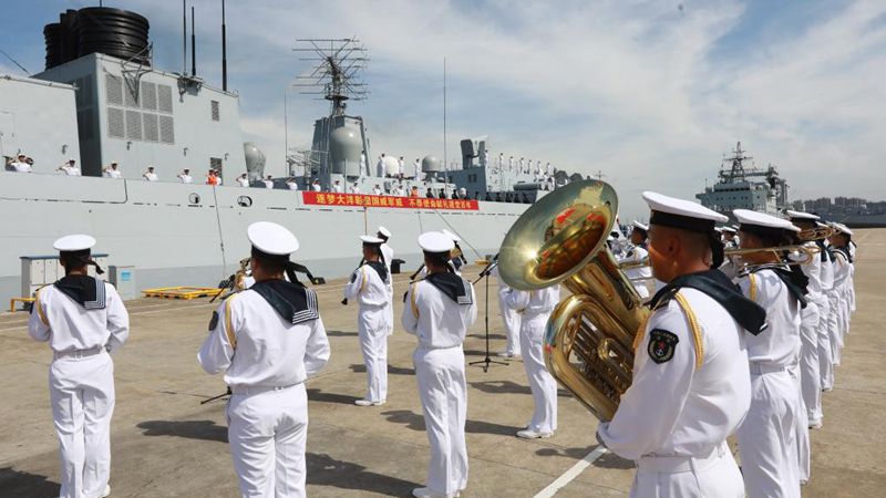 Chinesische Marineflotte kehrt von Begleitmissionen zurück
