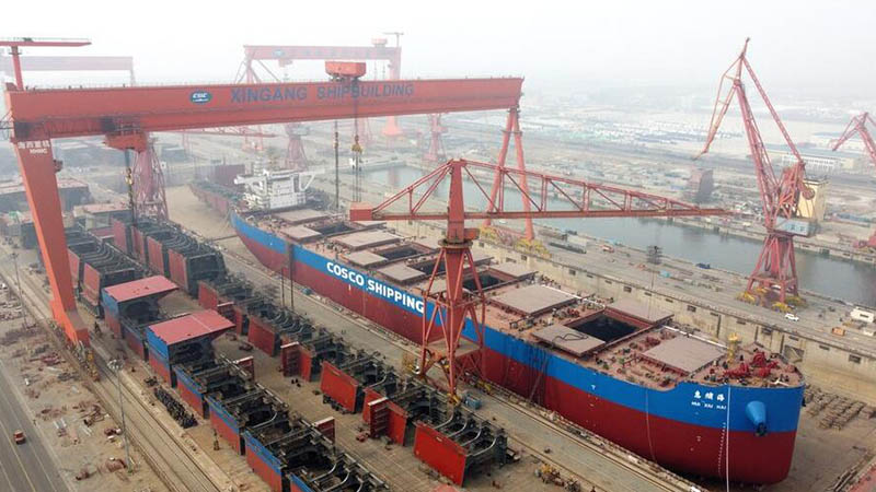 Chinas Schiffbauindustrie verzeichnet robustes Wachstum im ersten Halbjahr