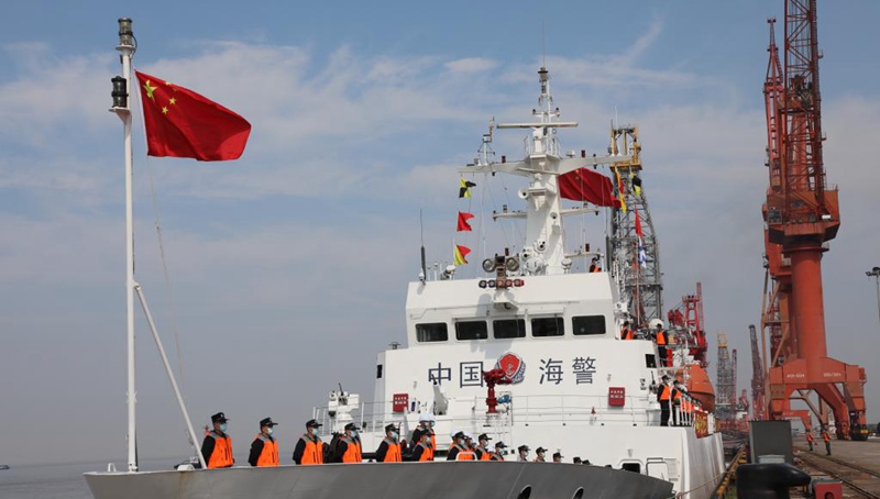 Schiffe der chinesischen Küstenwache starten zur Strafverfolgungsmission in den Nordpazifik