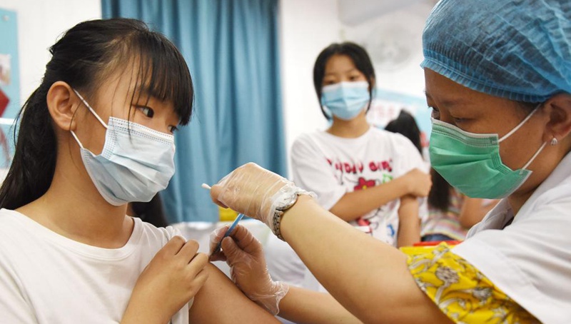 Stadt Handan in Provinz Hebei startet Impfkampagne für Minderjährige zwischen 12 und 17