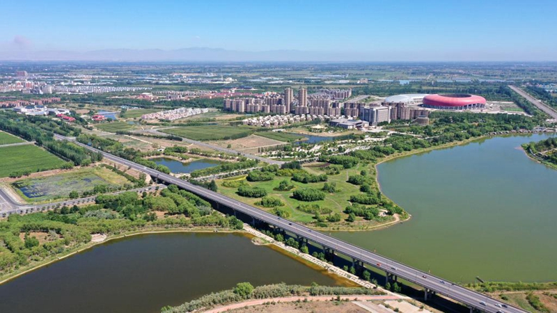 Landschaft vom Gelben Fluss im Autonomen Gebiet Ningxia der Hui