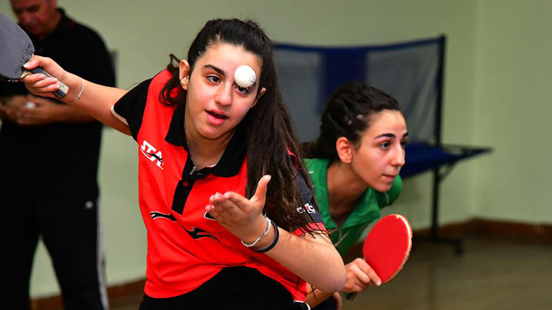 Junge syrische Olympiateilnehmerin hofft, von chinesischen Tischtennisspielern zu lernen