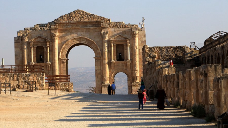 Jerash ist größte römische Ausgrabungsstätte in Jordanien